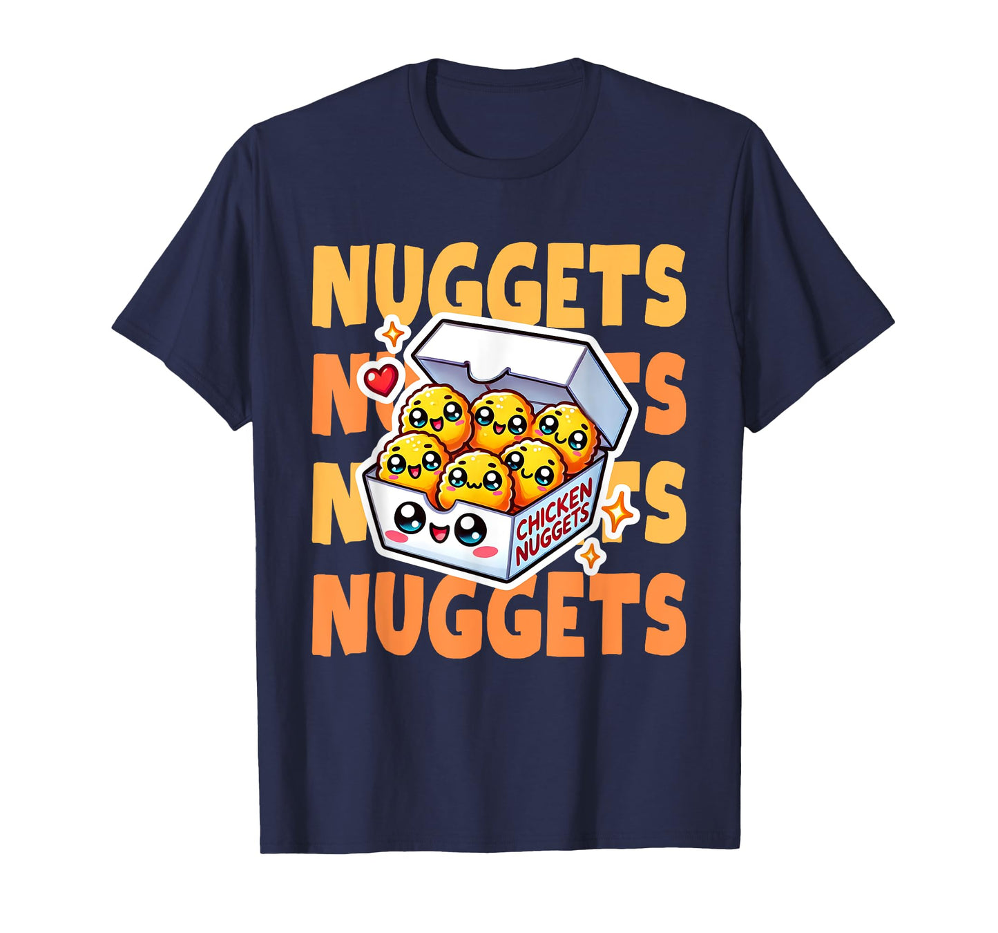Chicken Nuggets Box Cute Kawaii T-Shirt