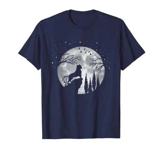 Four-legged Dog Breed - Full Moon American Bully T-Shirt