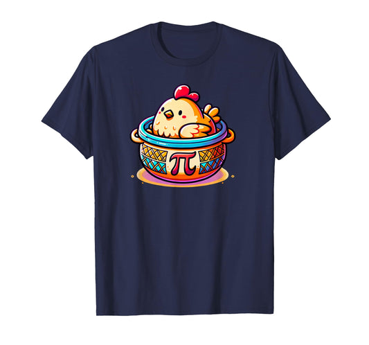 Chicken Pot Pie Funny Pi Day Math T-Shirt
