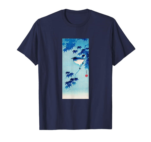 Aesthetic Vintage Japanese Shirt Bird Print Art Gifts Shirt T-Shirt