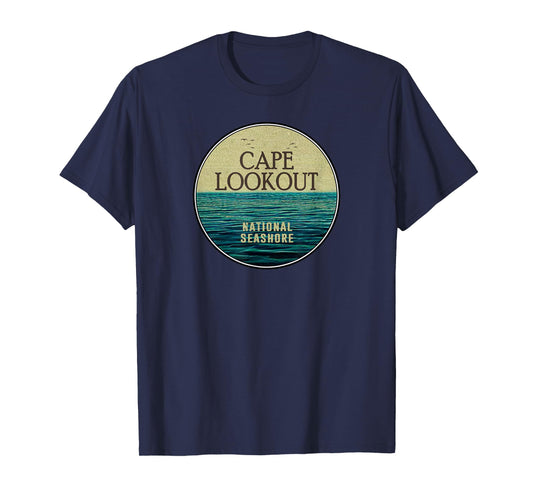 Cape Lookout National Seashore Ocean Birds T-Shirt