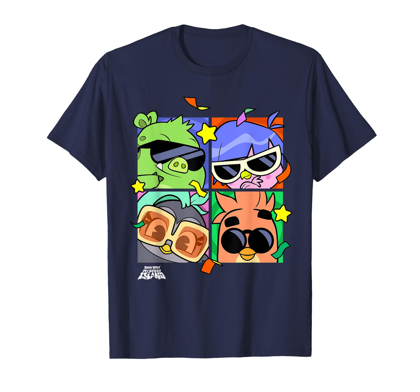 Angry Birds Mystery Island Team Official Merchandise T-Shirt