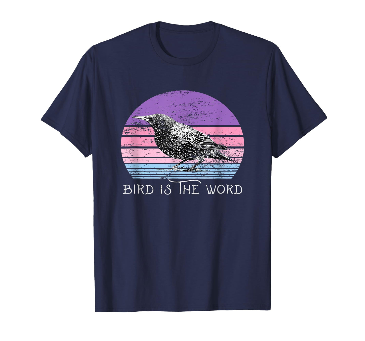 Vintage-Bird-is-The-Word-Unisex-Women's-Men's-Animal-Lover T-Shirt