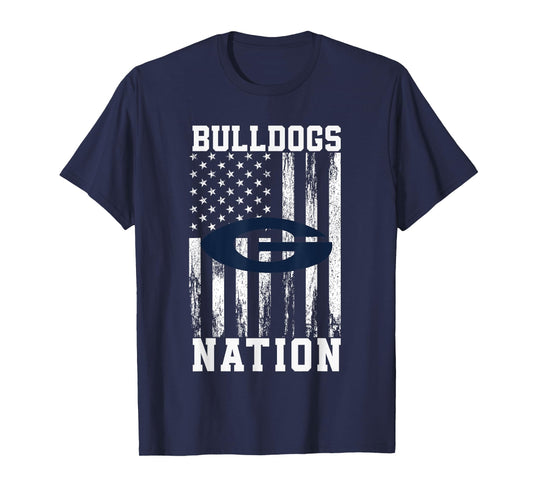 Greenwood Bulldogs Logo Nation HS T-Shirt