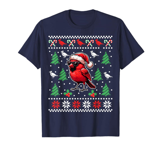 Funny Northern Cardinal Bird Red Cardinal Christmas Xmas T-Shirt
