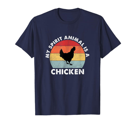 Vintage My Spirit Animal Is a Chicken T-Shirt