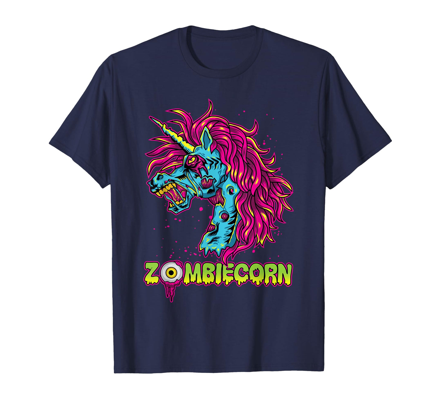Scary Zombiecorn Zombie Unicorn Halloween Costume T-Shirt