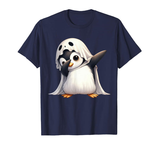 Funny Ghost Penguin Halloween Animals Penguin Lover Spooky T-Shirt
