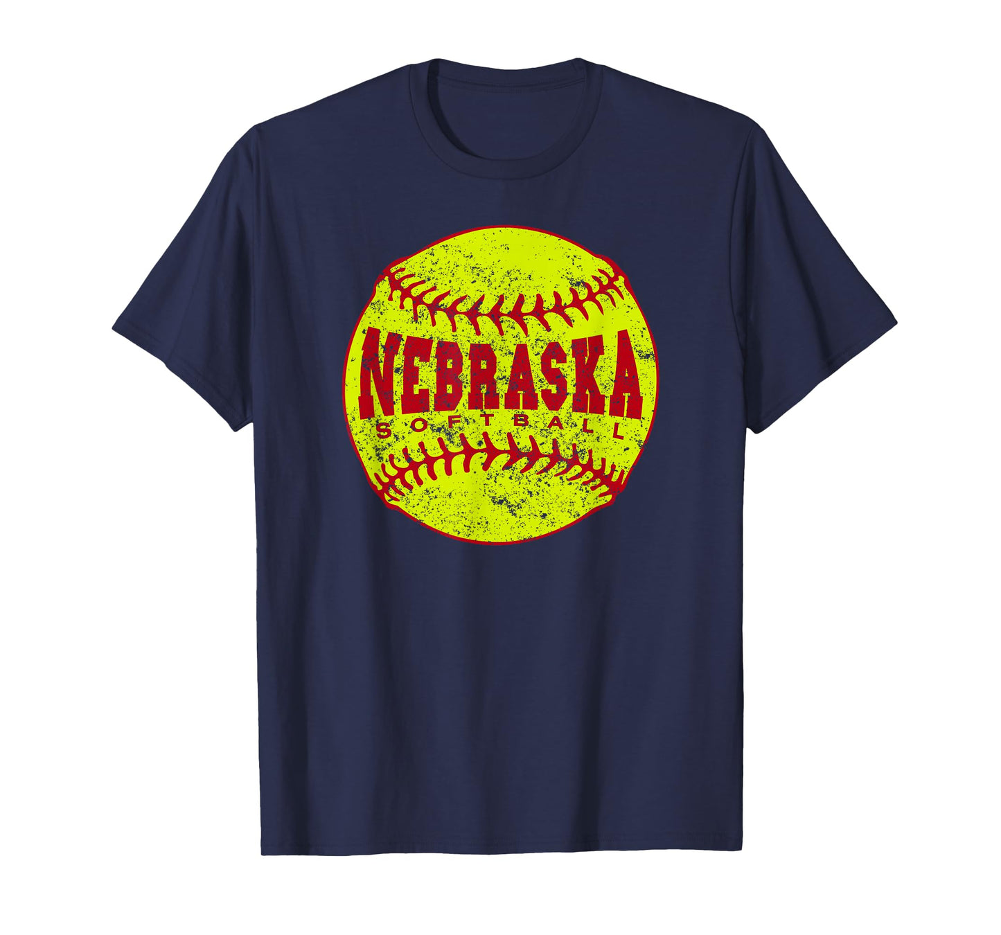 Nebraska Softball Ball T-Shirt