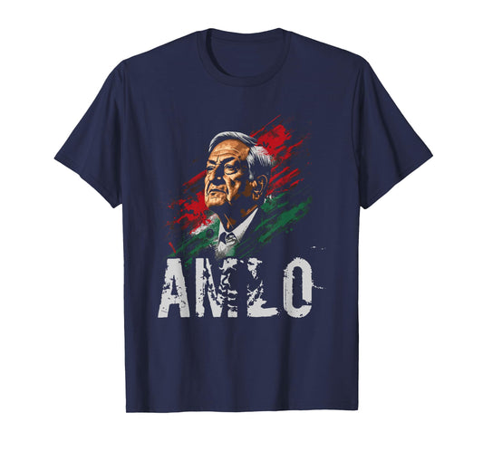AMLO Aguila Mexicana Tricolor Lopez Obrador Mexican Eagle T-Shirt