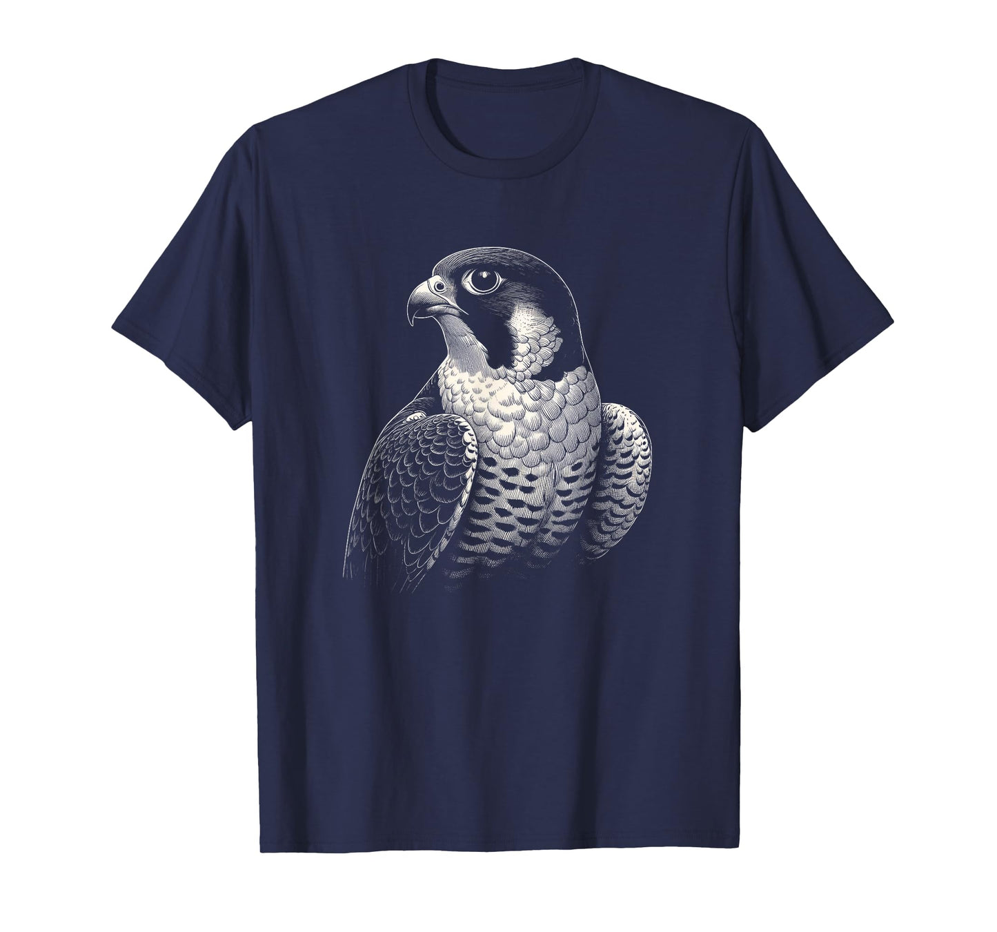 Vintage Peregrine Falcon Bird Graphic Art Design T-Shirt