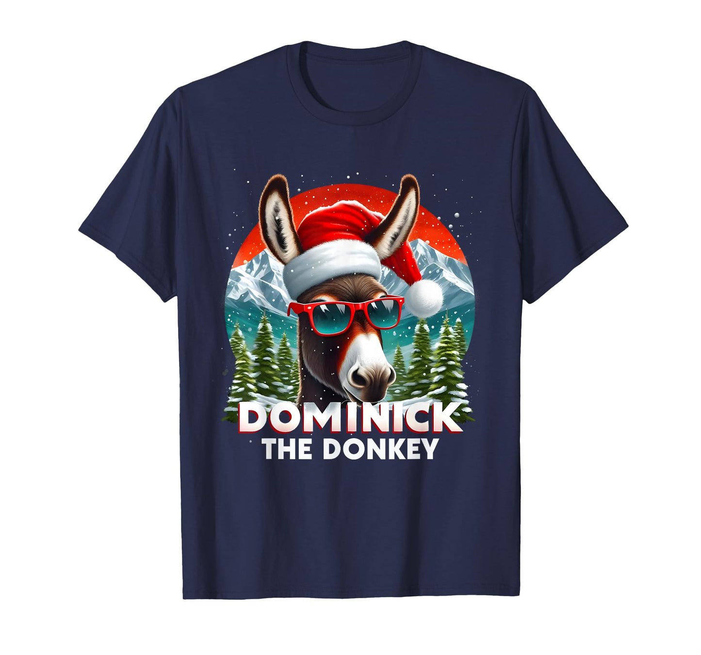 Christmas Dominick the Donkey Christmas Xmas Donkey Cheer T-Shirt
