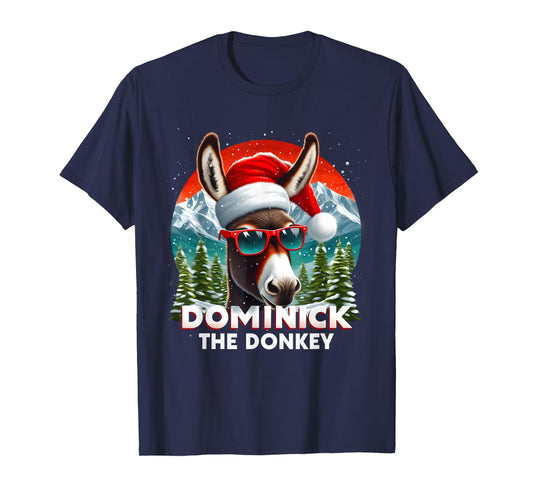 Christmas Dominick the Donkey Christmas Xmas Donkey Cheer T-Shirt