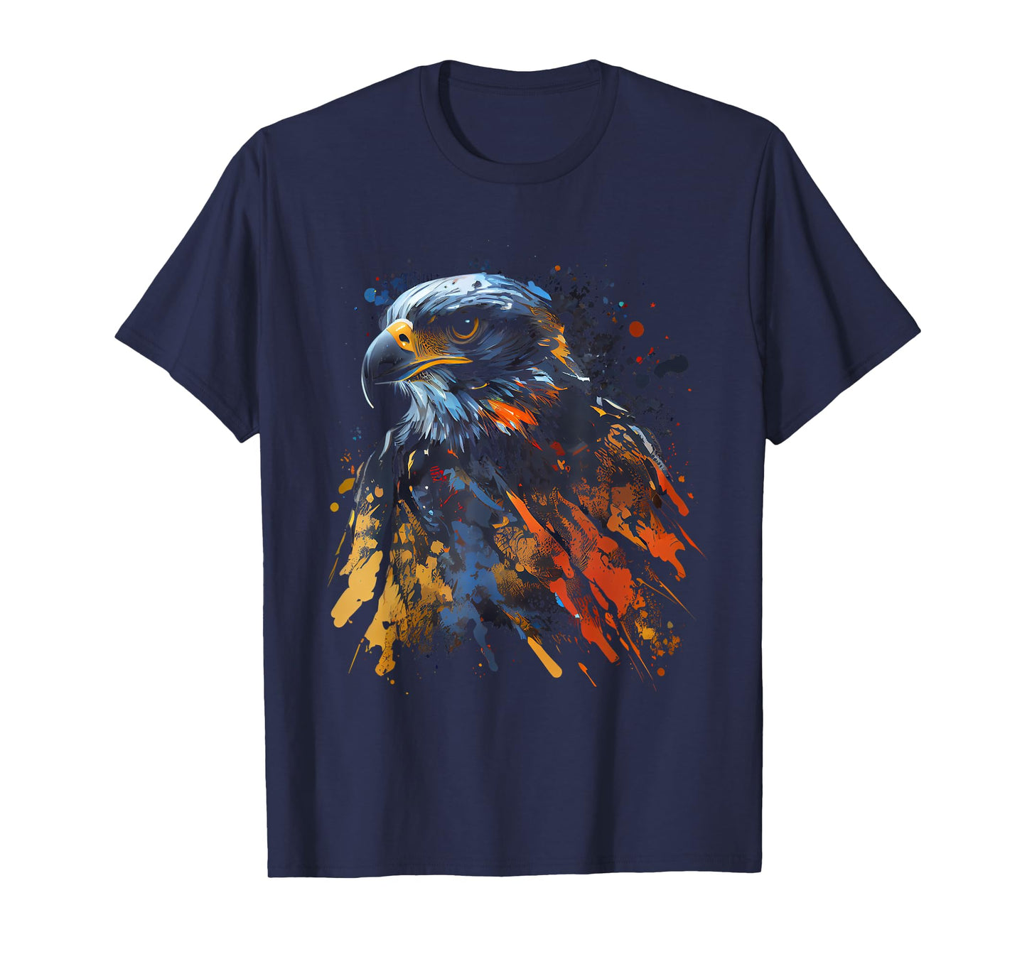 Hawk Bird Colorful Color Bird Observer Bird of Prey T-Shirt