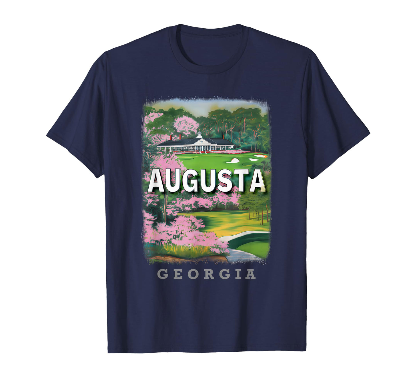 Augusta Georgia GA Golfing Paradise SD843 T-Shirt
