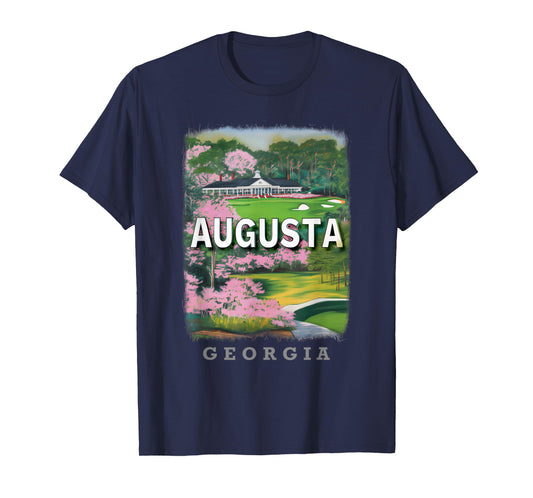 Augusta Georgia GA Golfing Paradise SD843 T-Shirt