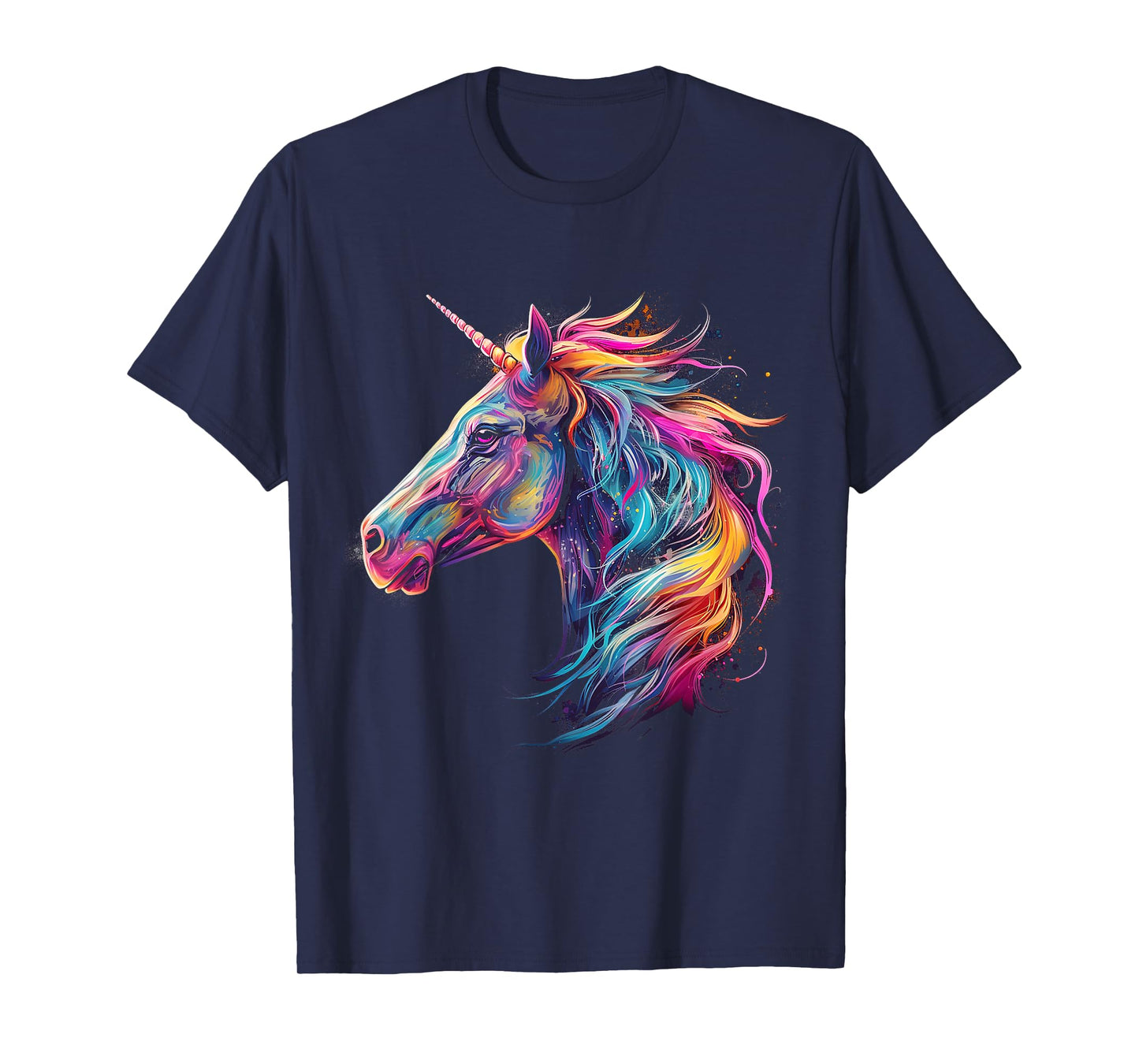 Unicorn Rainbow Animal Graphic Illustration Unicorn T-Shirt