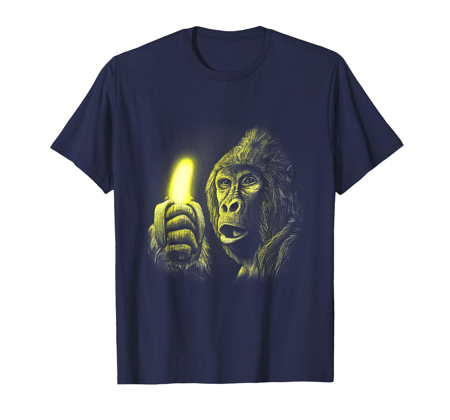 Gorilla Carrying Banana Funny Monkey Costume Wild Animal T-Shirt