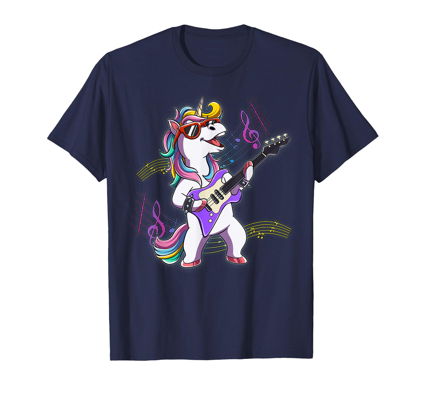 Unicorn Guitar Rockstar T-Shirt
