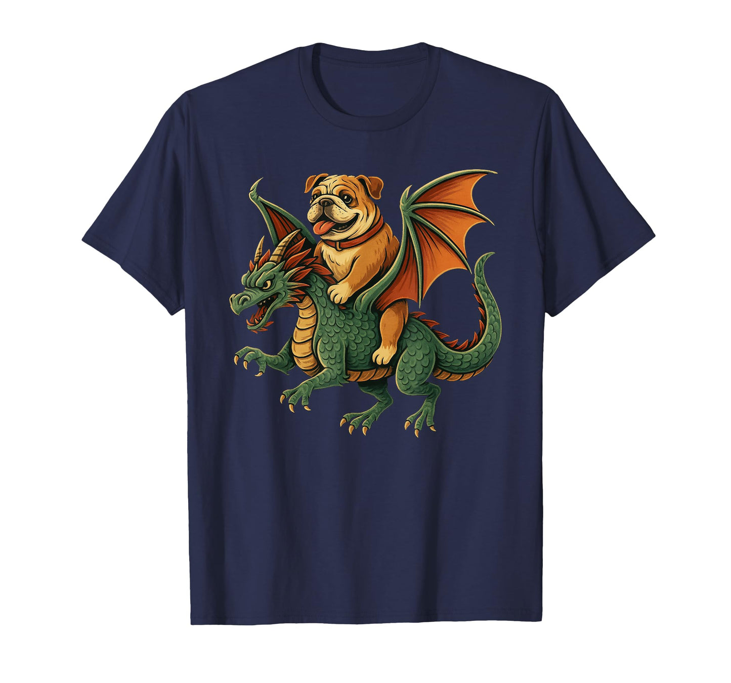 English Bulldog Dog Dragon T-Shirt