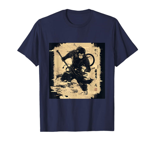 Wukong Myth Monkey King Ancient Chinese Journey to the West T-Shirt