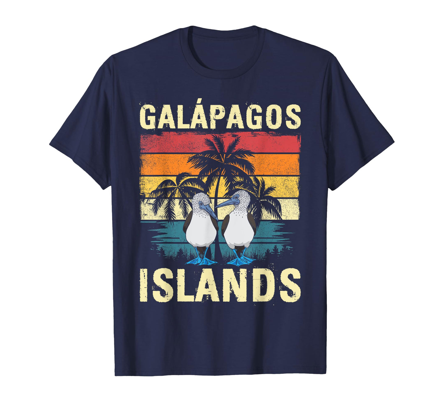 Vintage Blue-footed Booby Galapagos Islands T-Shirt