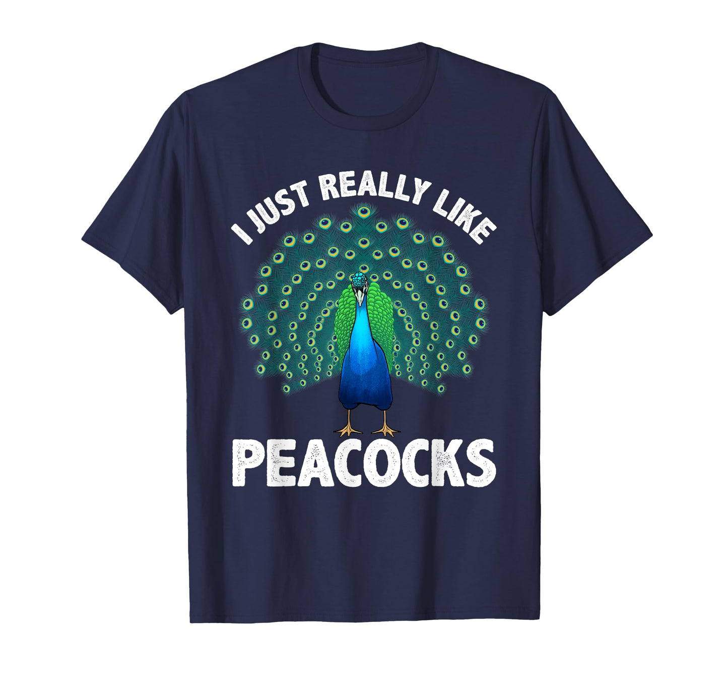 Cool Peacock Design For Men Women Kids Bird Peacock Lovers T-Shirt