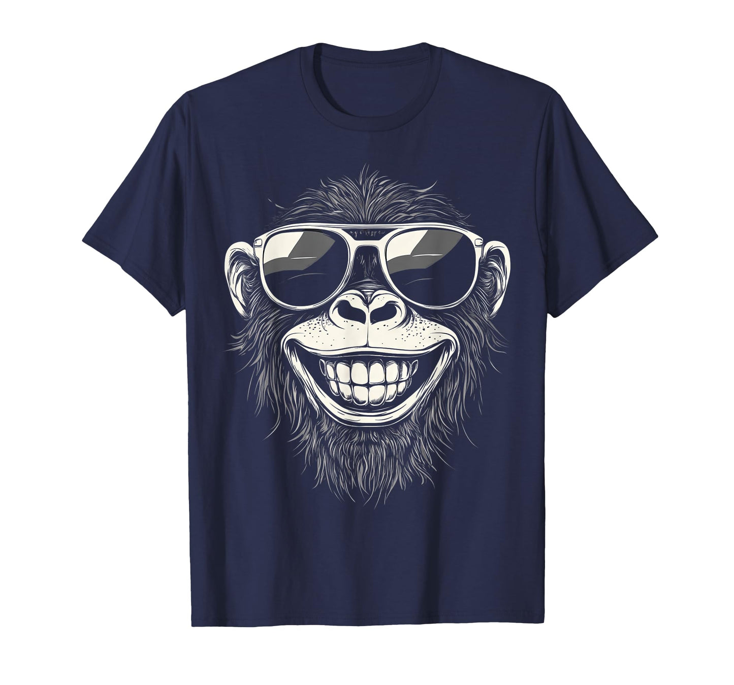Funny Monkey with sunglasses cool Graffiti Urban art street T-Shirt