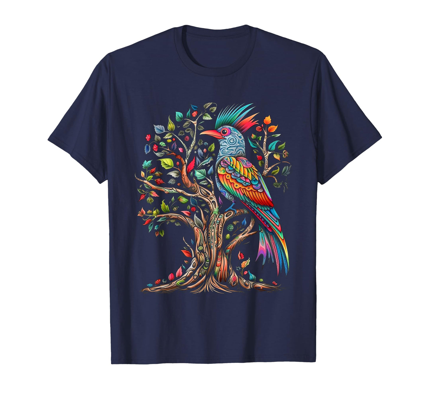 Bird Tree Art - Bird Motif Art Animal Bird T-Shirt