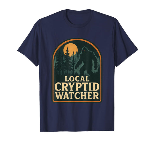 Cryptidcore Local Cryptid Watcher Urban Legend T-Shirt