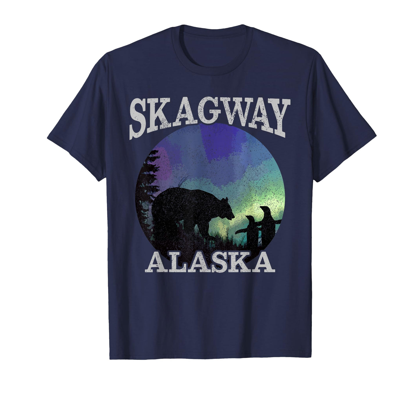 Skagway Alaska - Polar Bear Penguin Souvenir Gift T-Shirt