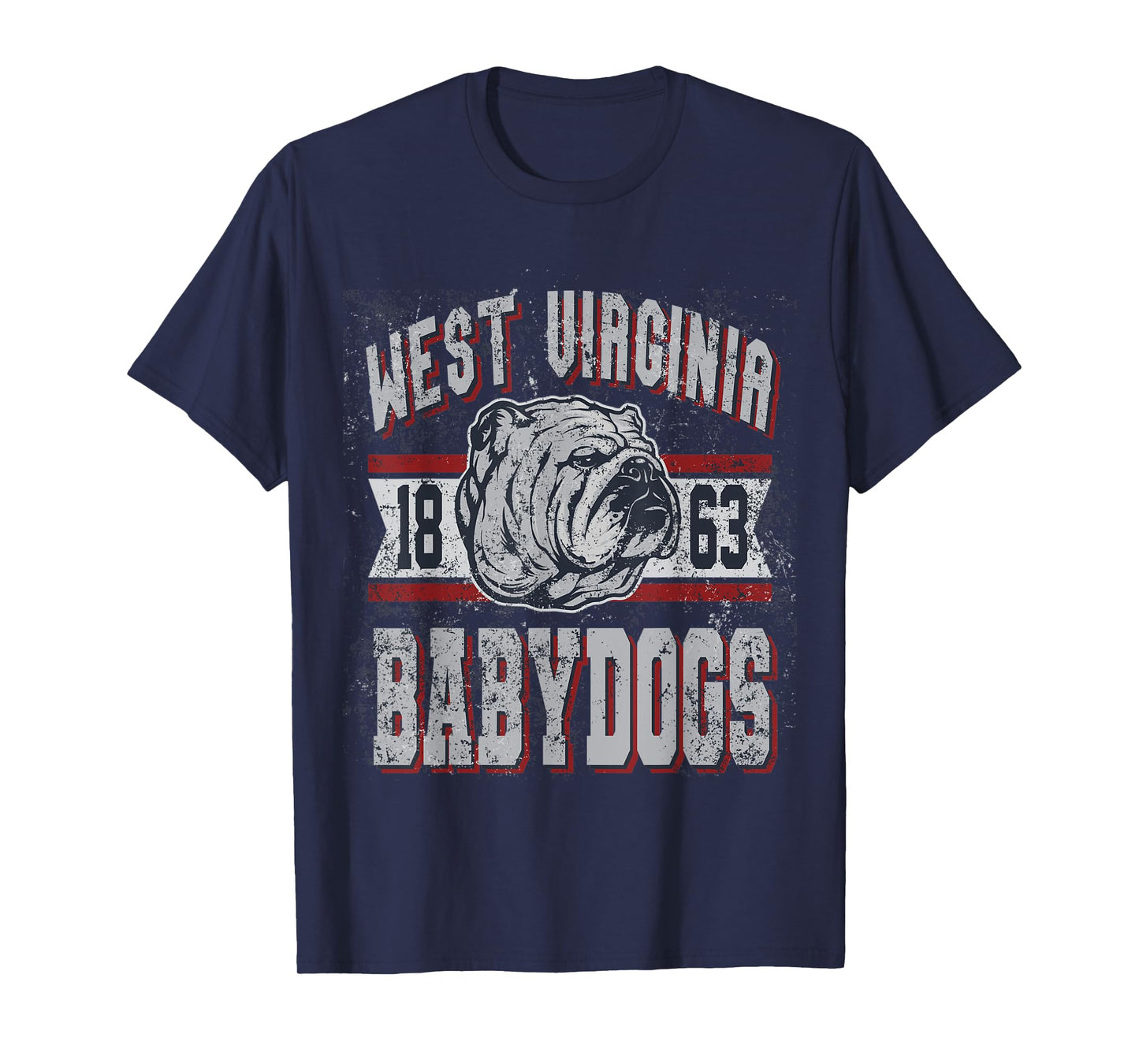 Funny WV Jim West Virginia Justice Baby Dogs bulldog Men Women T-Shirt