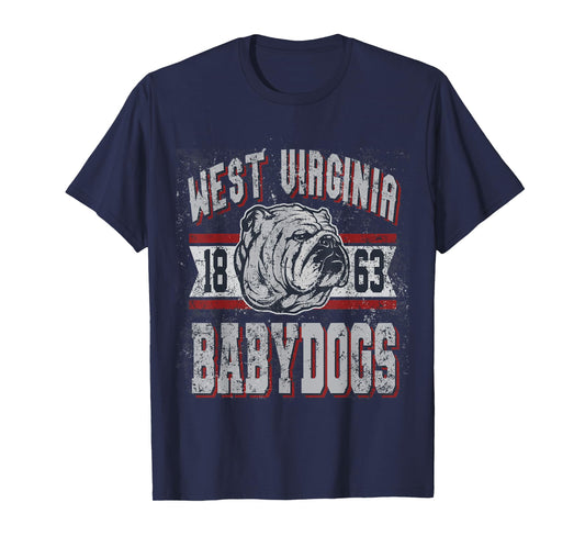 Funny WV Jim West Virginia Justice Baby Dogs bulldog Men Women T-Shirt