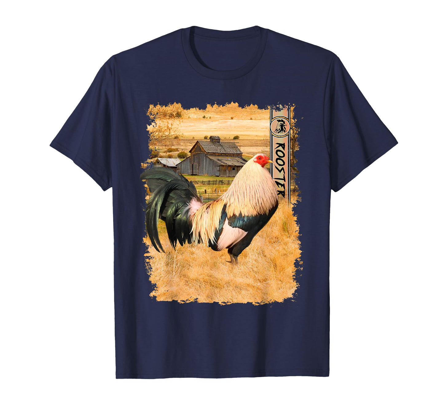 Rooster Enthusiast Cockfighter Game Fowl Cockfighting Unisex-Adults Black T-Shirt