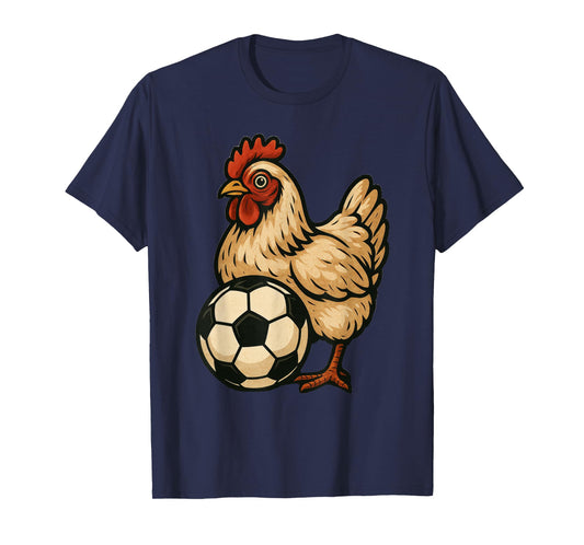 Funny Chicken Soccer T-Shirt
