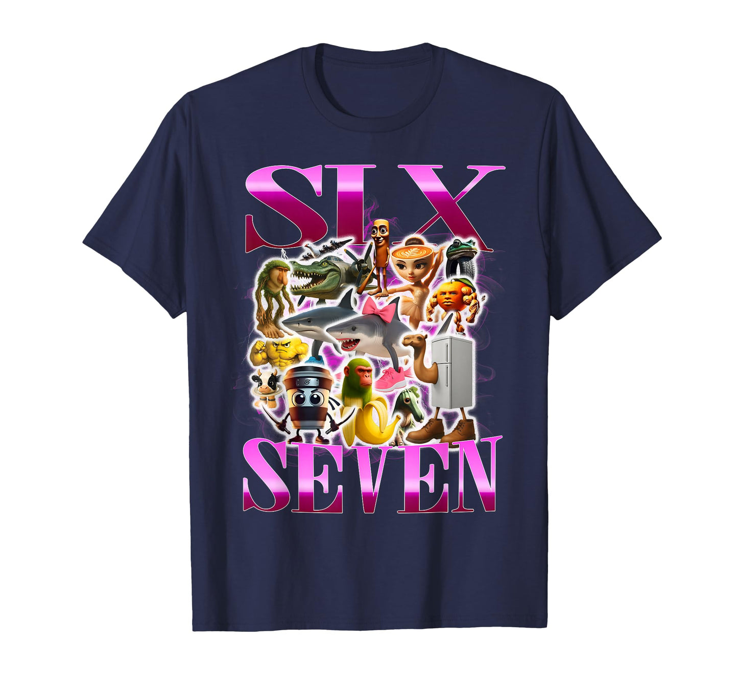 67 Six Seven Birthday Meme Viral Italian Brainrot Funny T-Shirt