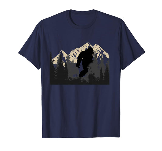 Bigfoot Sasquatch Design Women and Men Trip Hiking lovers Long Sleeve T-Shirt