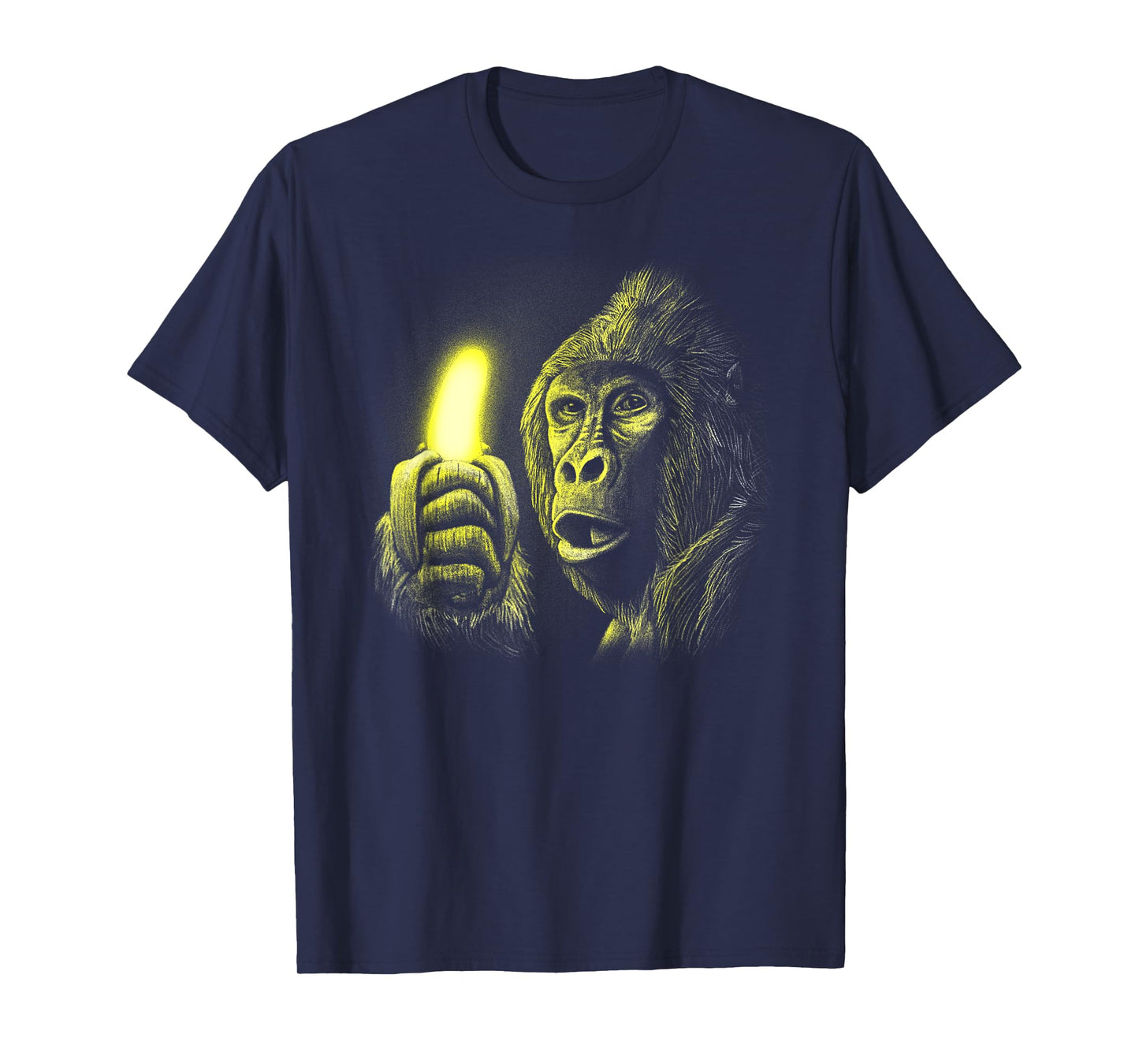 Gorilla Carrying Banana Funny Monkey Costume Wild Animal T-Shirt