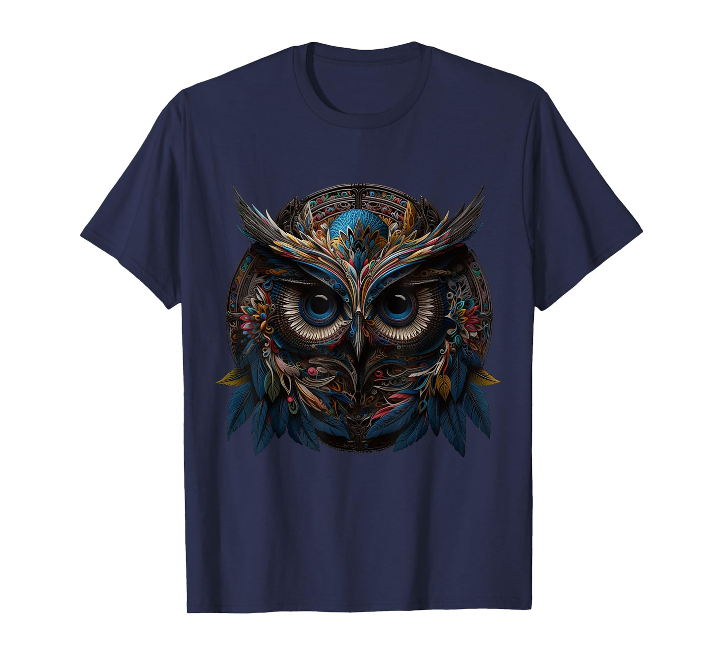 Owl artwork animal lovers - bird art animal owl T-Shirt