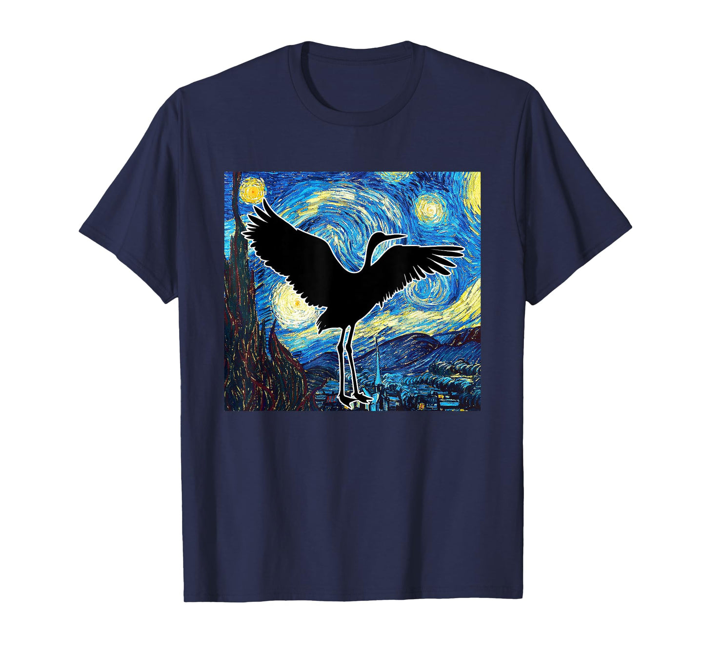 Sandhill Crane Design - Birders Heartbeat Bird Lover T-Shirt