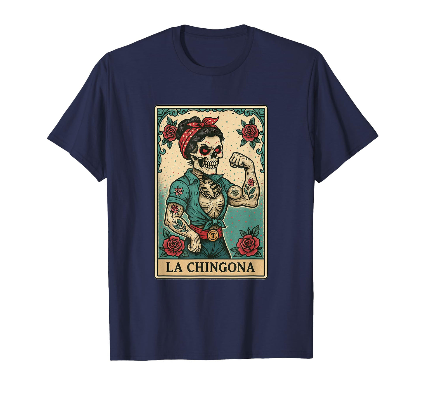 La Chingona Funny Spanish-Mexican Bingo Gifts for Women T-Shirt