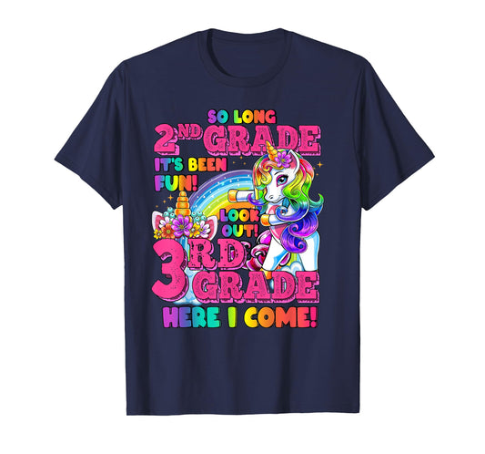 So long 2nd grade it's been fun 2nd grade Nailed It Unicorn T-Shirt