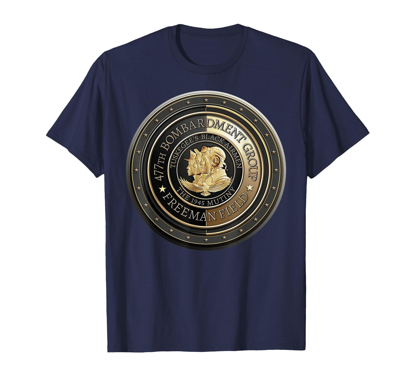 Tuskegee’s Airmen Black Aviation History Legends 477th T-Shirt