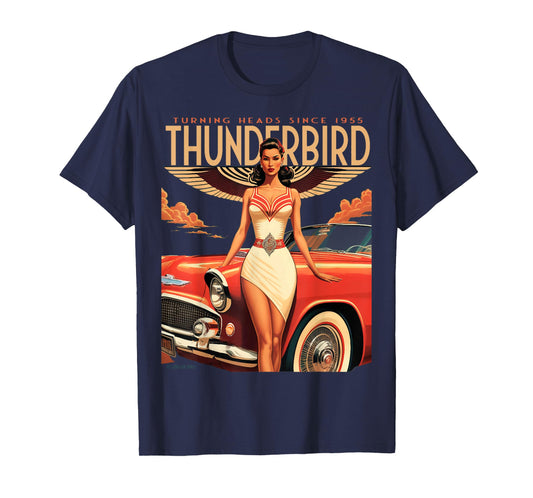 1955 1956 1957 vintage thunder bird chevys truck classic car T-Shirt