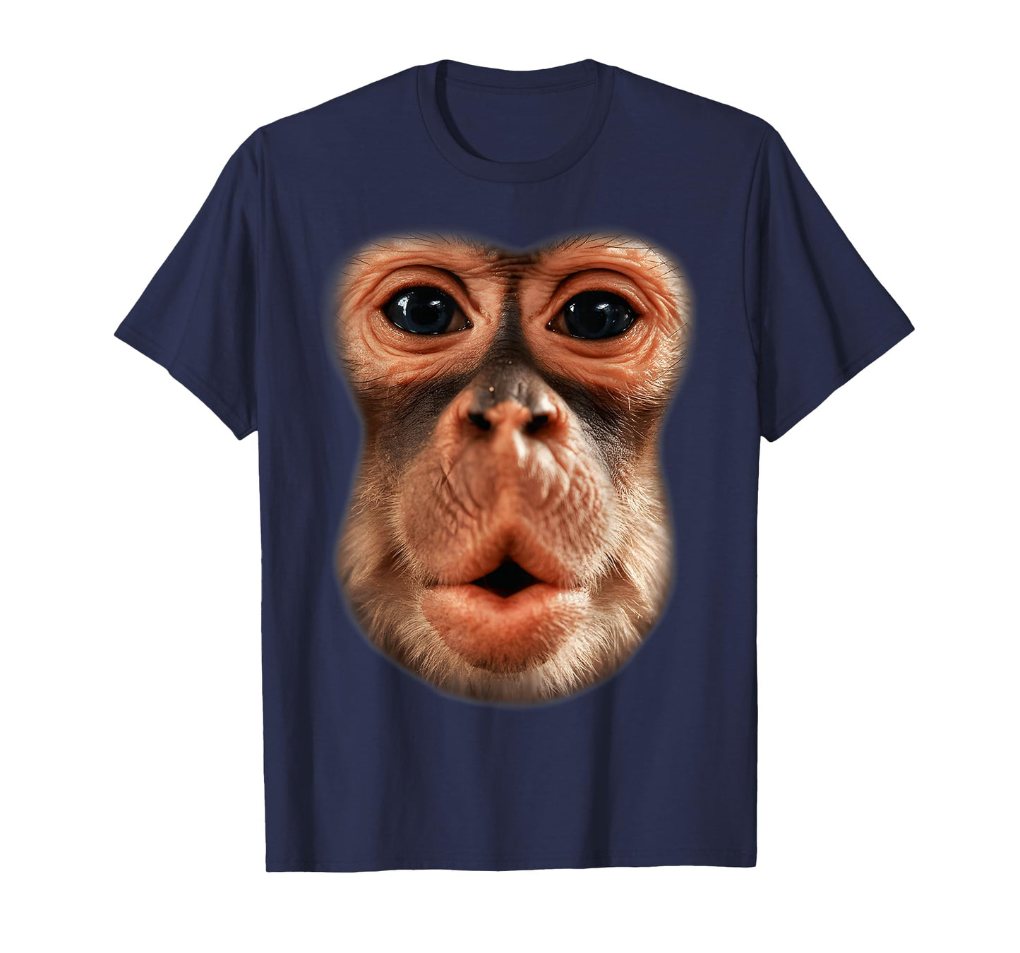 Funny Monkey Face Breath Men Boy Kid Halloween Costume T-Shirt