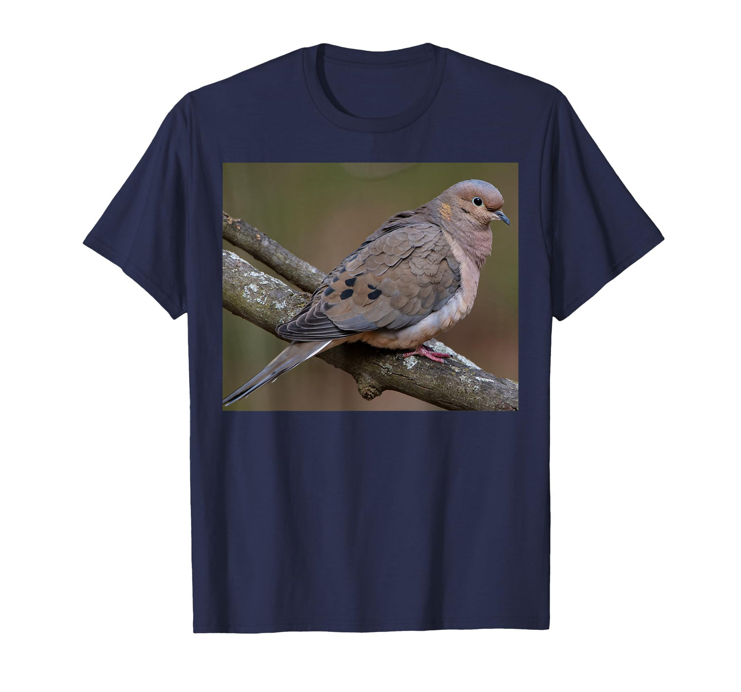 Mourning dove perched on a branch T-Shirt