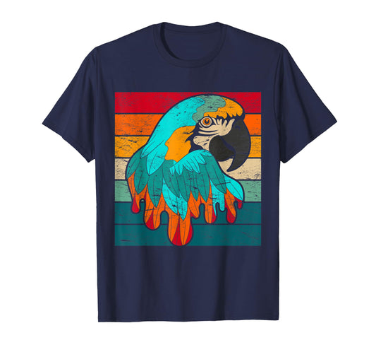 Retro Macaw Parrot T-Shirt