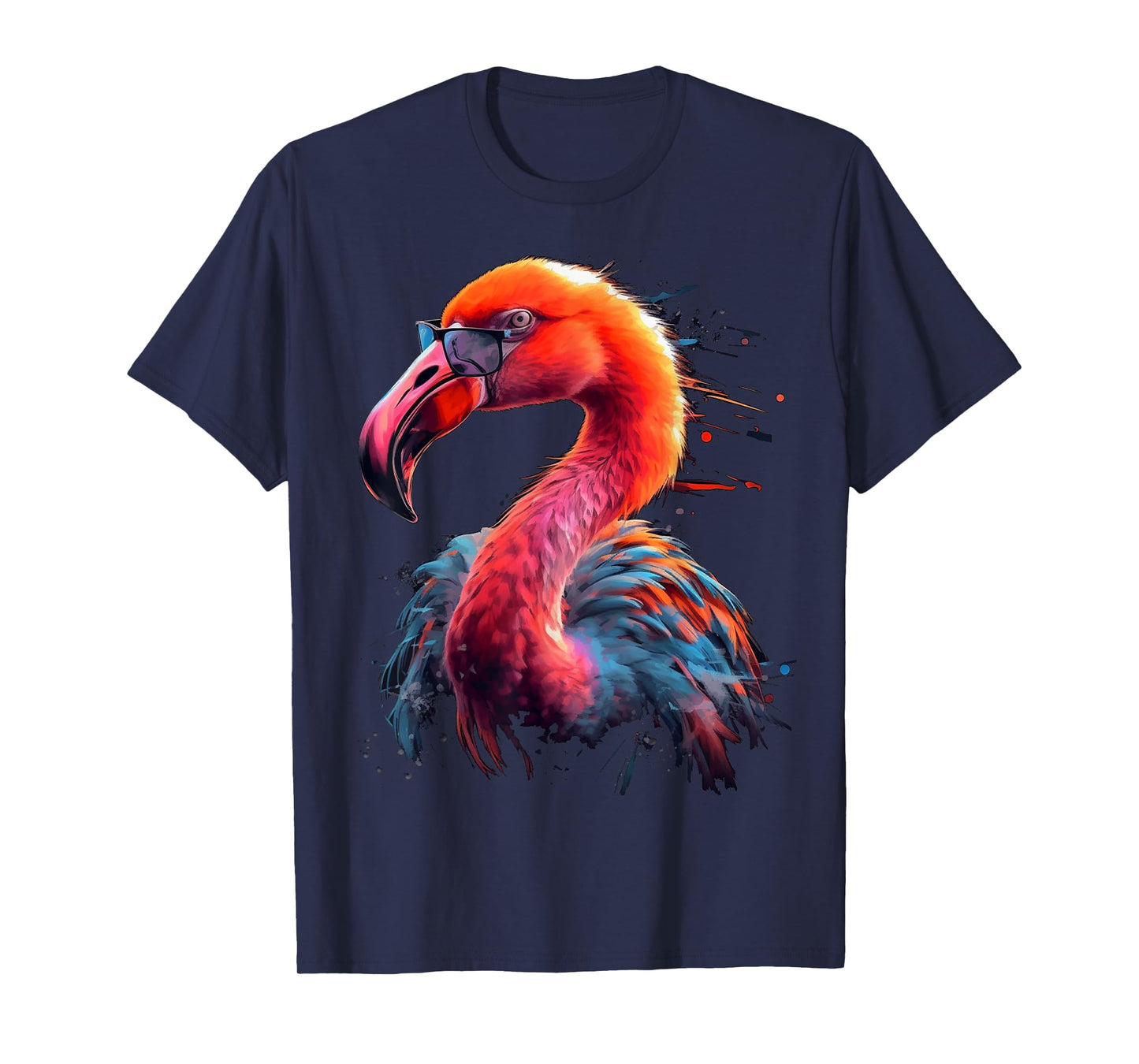 Flamingo Art Sunglasses Bird Animal Flamingo T-Shirt