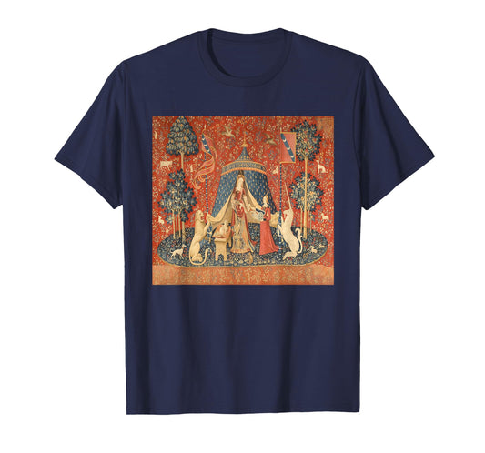 Lady And The Unicorn Tapestry T-Shirt