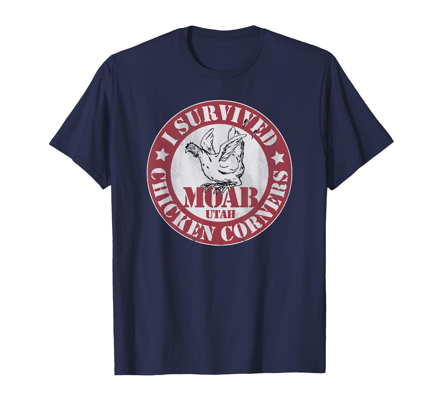 Chicken Corners Moab Utah Survivor OHV ATV Off Highway Trail T-Shirt